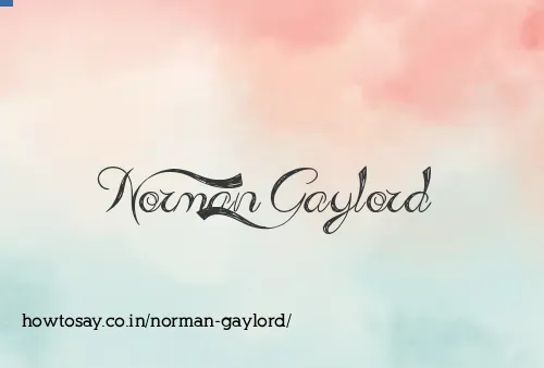 Norman Gaylord