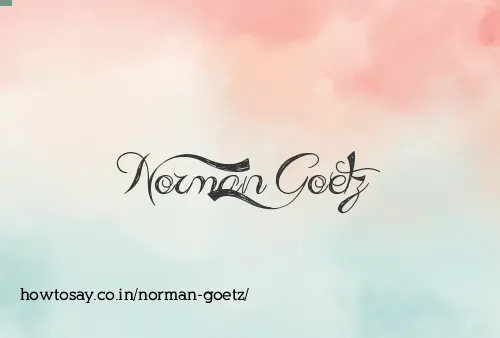 Norman Goetz