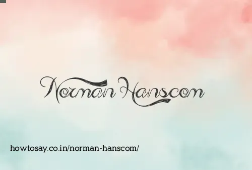 Norman Hanscom