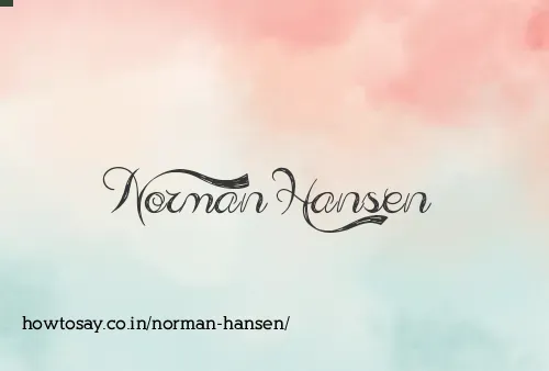 Norman Hansen