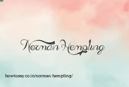 Norman Hempling