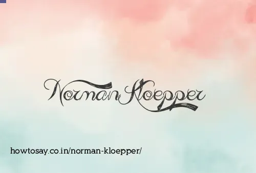 Norman Kloepper