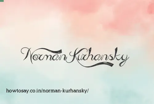 Norman Kurhansky