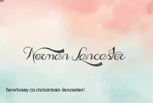 Norman Lancaster