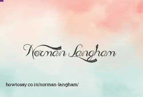 Norman Langham