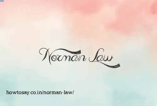 Norman Law