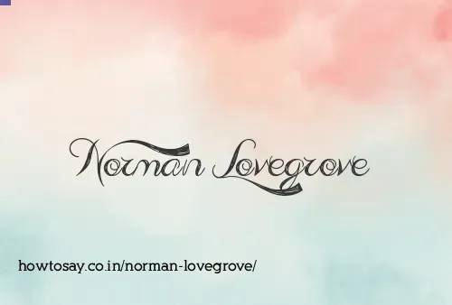 Norman Lovegrove