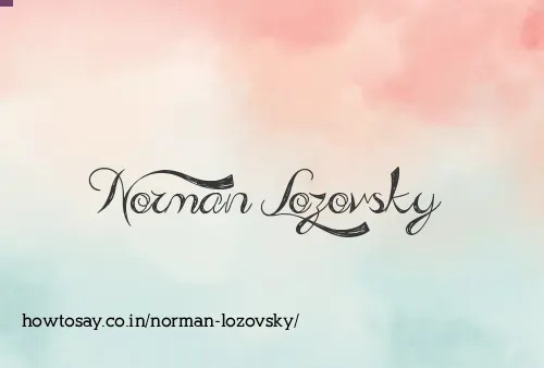 Norman Lozovsky