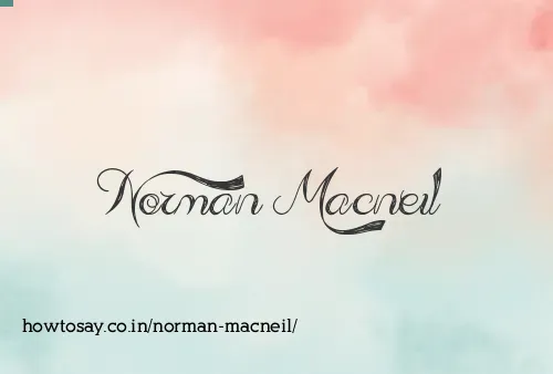 Norman Macneil
