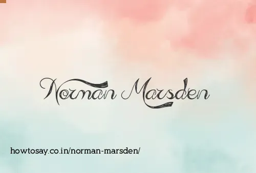 Norman Marsden