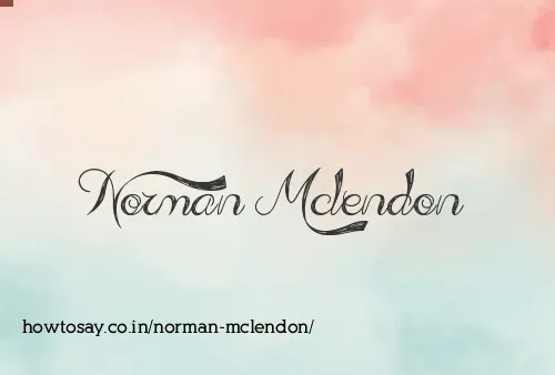 Norman Mclendon