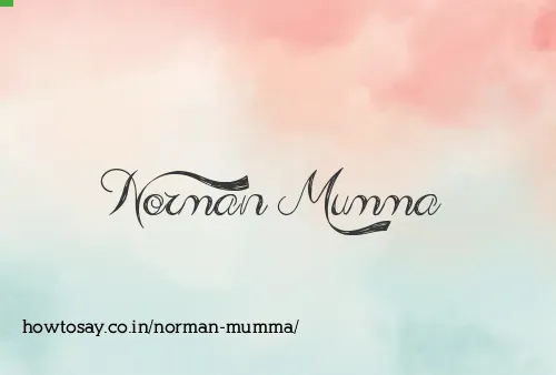 Norman Mumma