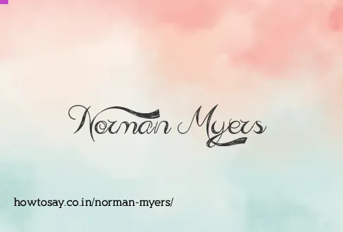 Norman Myers