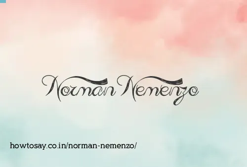 Norman Nemenzo
