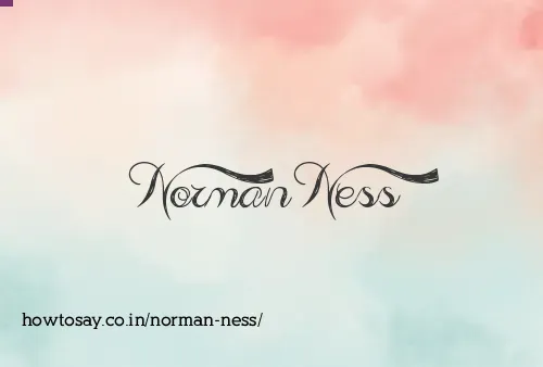 Norman Ness