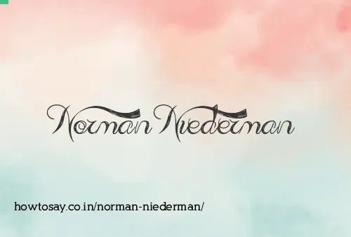 Norman Niederman