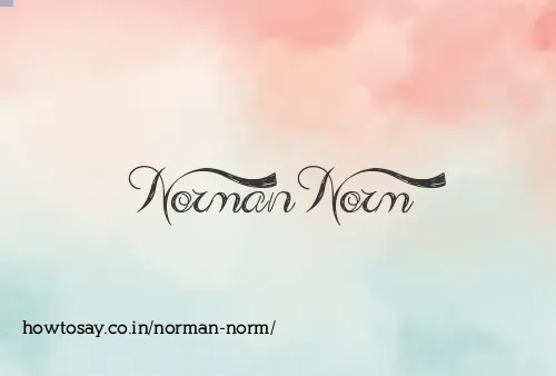 Norman Norm
