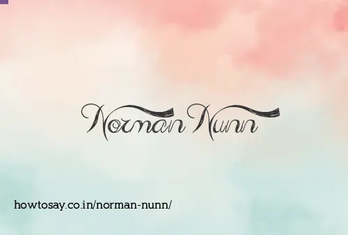Norman Nunn