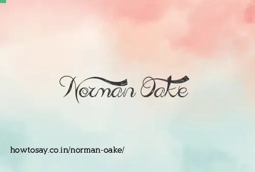 Norman Oake
