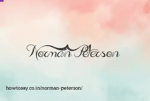 Norman Peterson