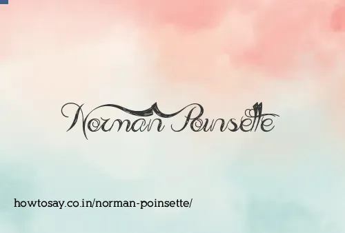 Norman Poinsette