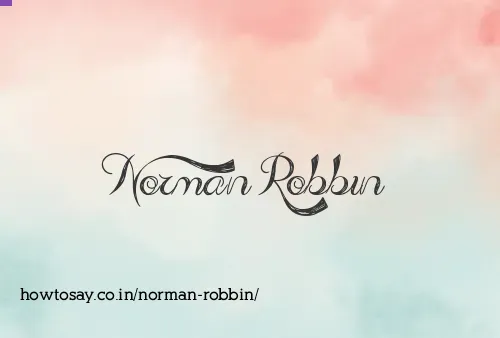 Norman Robbin