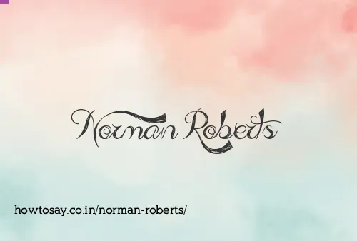 Norman Roberts