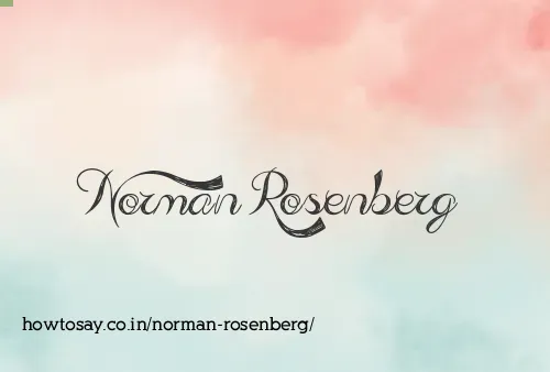 Norman Rosenberg