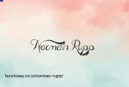 Norman Rupp