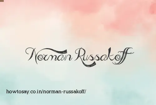 Norman Russakoff