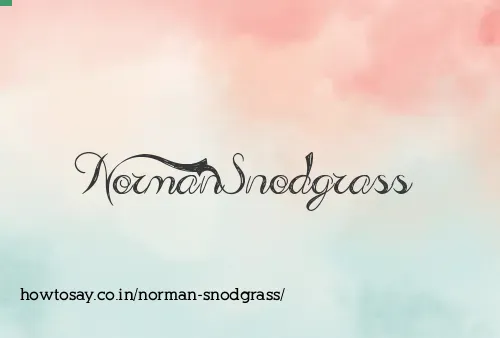 Norman Snodgrass