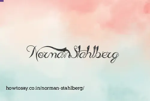 Norman Stahlberg
