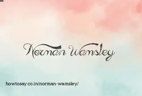 Norman Wamsley