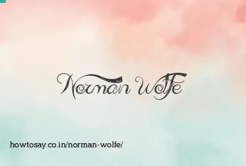 Norman Wolfe