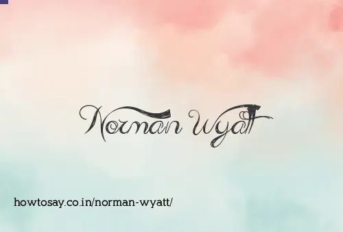 Norman Wyatt