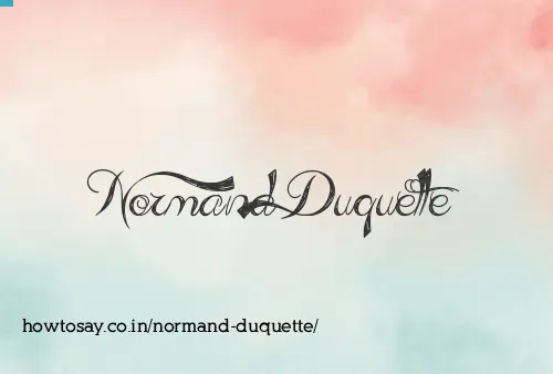 Normand Duquette