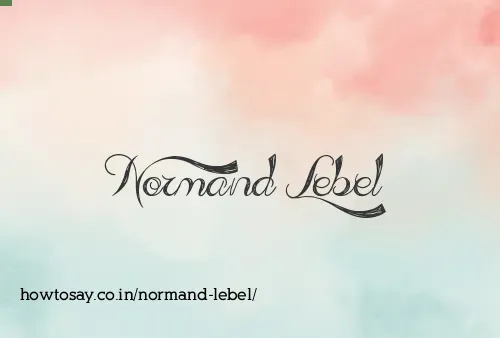 Normand Lebel