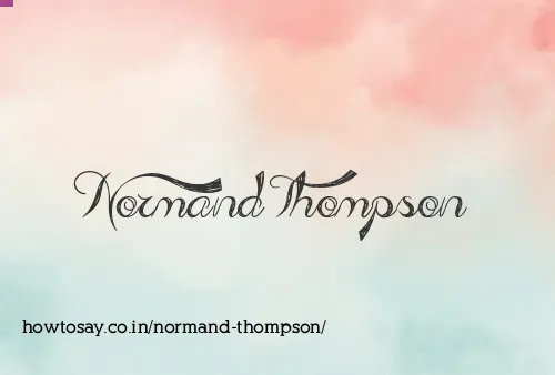 Normand Thompson