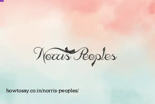 Norris Peoples