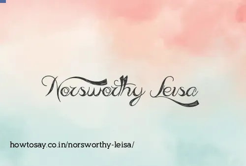 Norsworthy Leisa