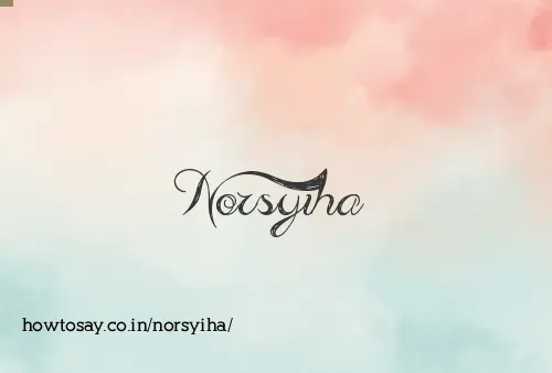 Norsyiha