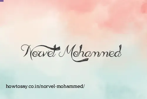 Norvel Mohammed