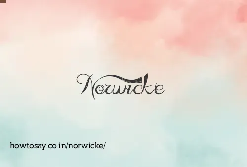 Norwicke