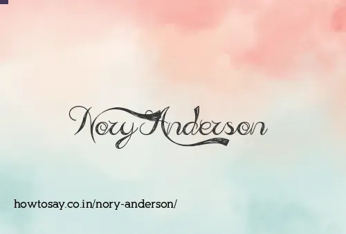 Nory Anderson