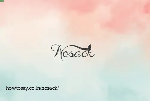 Nosack