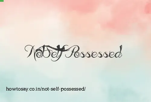 Not Self Possessed