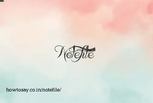 Notefile