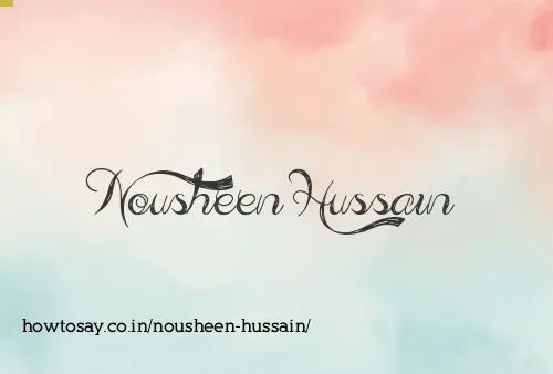Nousheen Hussain