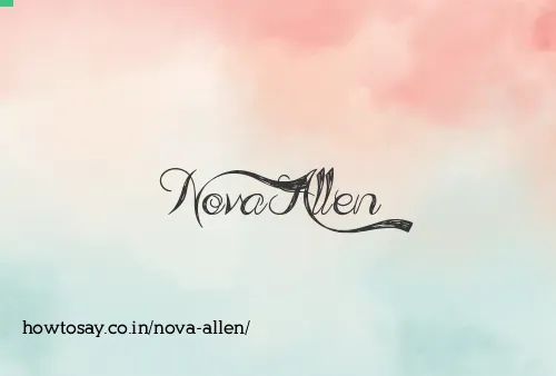 Nova Allen