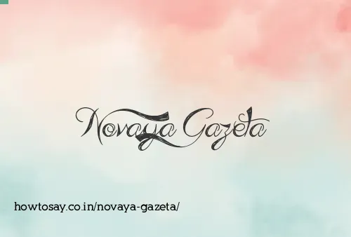 Novaya Gazeta